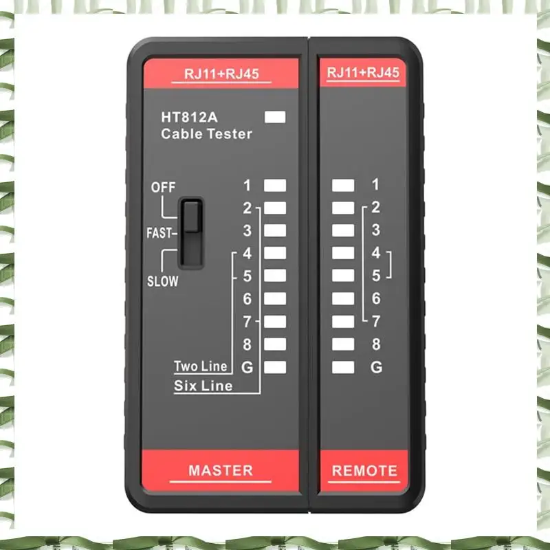 Professional Tool Wire Telephone Line Test Meter HT812A Cable Tester Line Finder RJ11 RJ45 Cable Toner Finder Tool