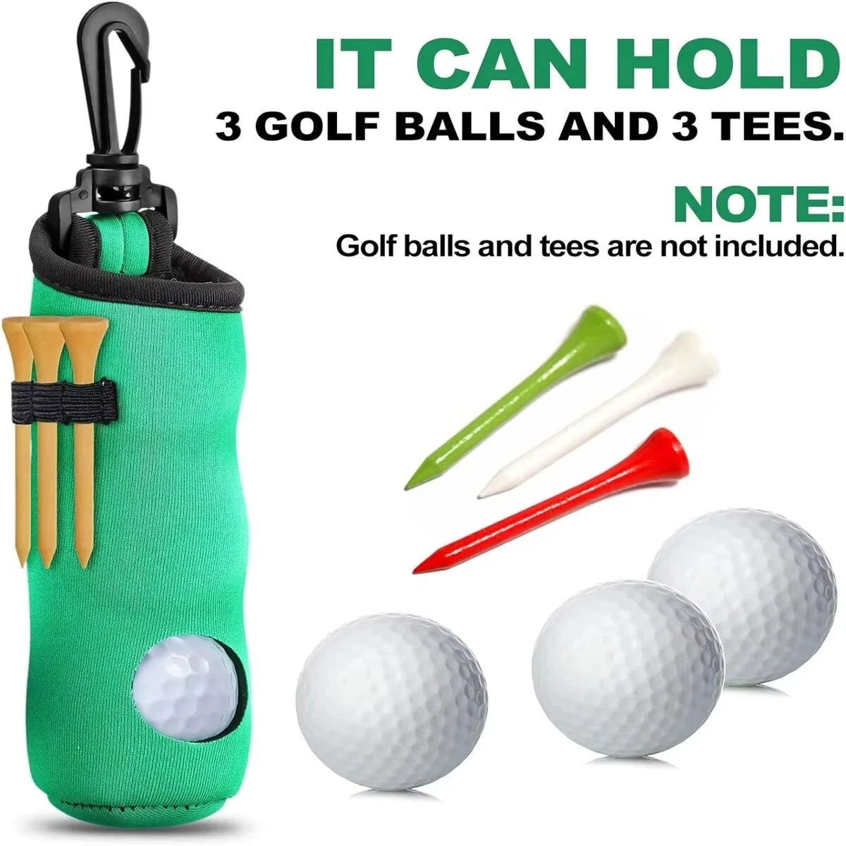 Portable Golf Ball Pouch 2