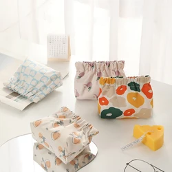 1pcs Sanitary Napkin Storage Bag Women Tampon Bags Credit Card Holder Pouch Napkin Towel Cosmetics Cotton Coin Purse Organizer