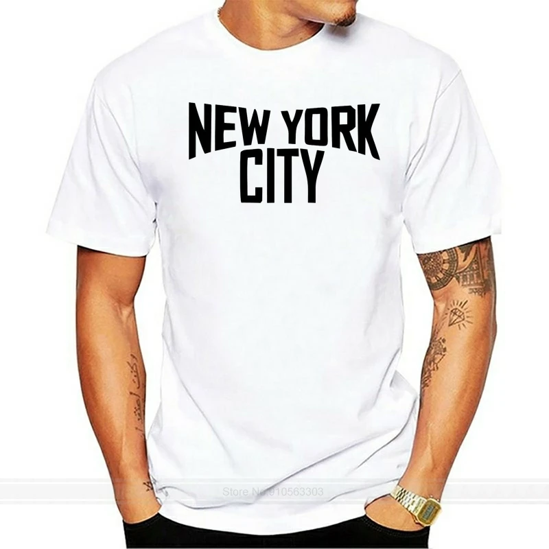 

Мужская футболка с изображением Нью-Йорка, Классическая удобная модная футболка в стиле ретро, с принтом Джон легенды, Повседневная футболка с коротким рукавом