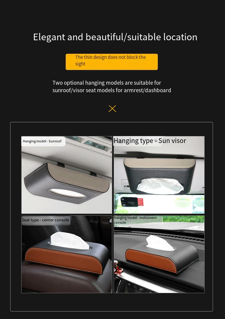 🚗Car Visor Tissue Holder – Durable & Easy-to-Install Tissue Dispenser🧻