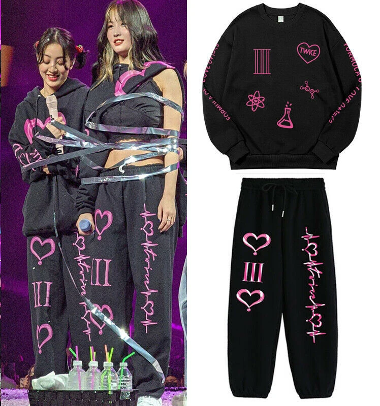 Sweat Capuche Jogging Survêtement Stray Kids Maniac - 2 Pièces - Style Kpop - Homme Et Femme Stray Kids Maniac Sweat Capuche
