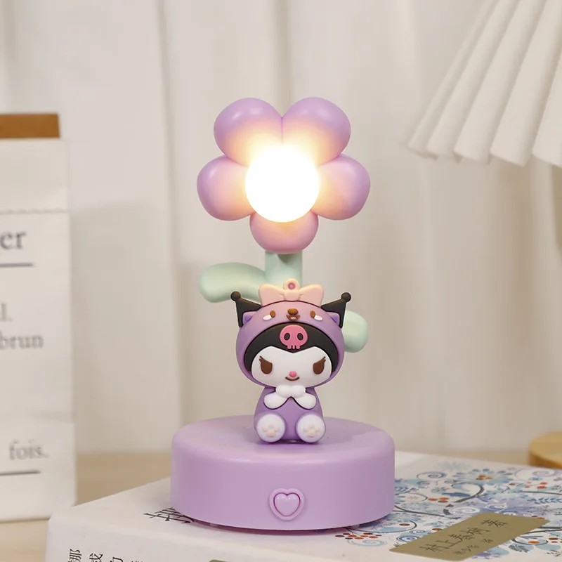 Miniso-sanrioテーブルランプ,子供用,crosoll,ヒマワリ,ナイト
