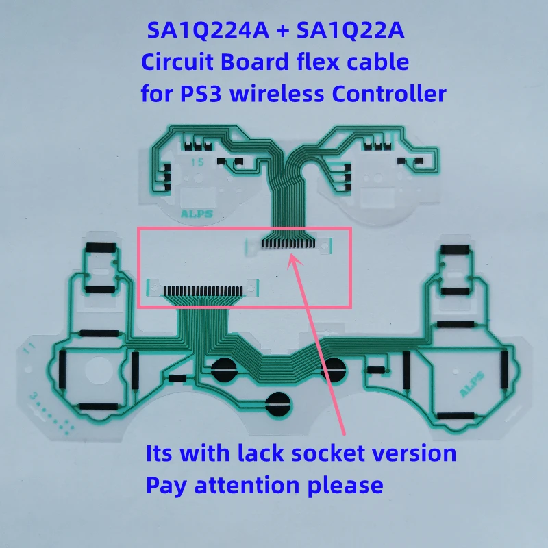 4pc=2pair SA1Q224A + SA1Q22A Ribbon Circuit Board PCB Contact Pad flex