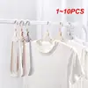 1~10PCS Multi-function Hanger Travel Necessities One Second Clothes. No Trace Simple Household Home Supplies Portable Hanger 1