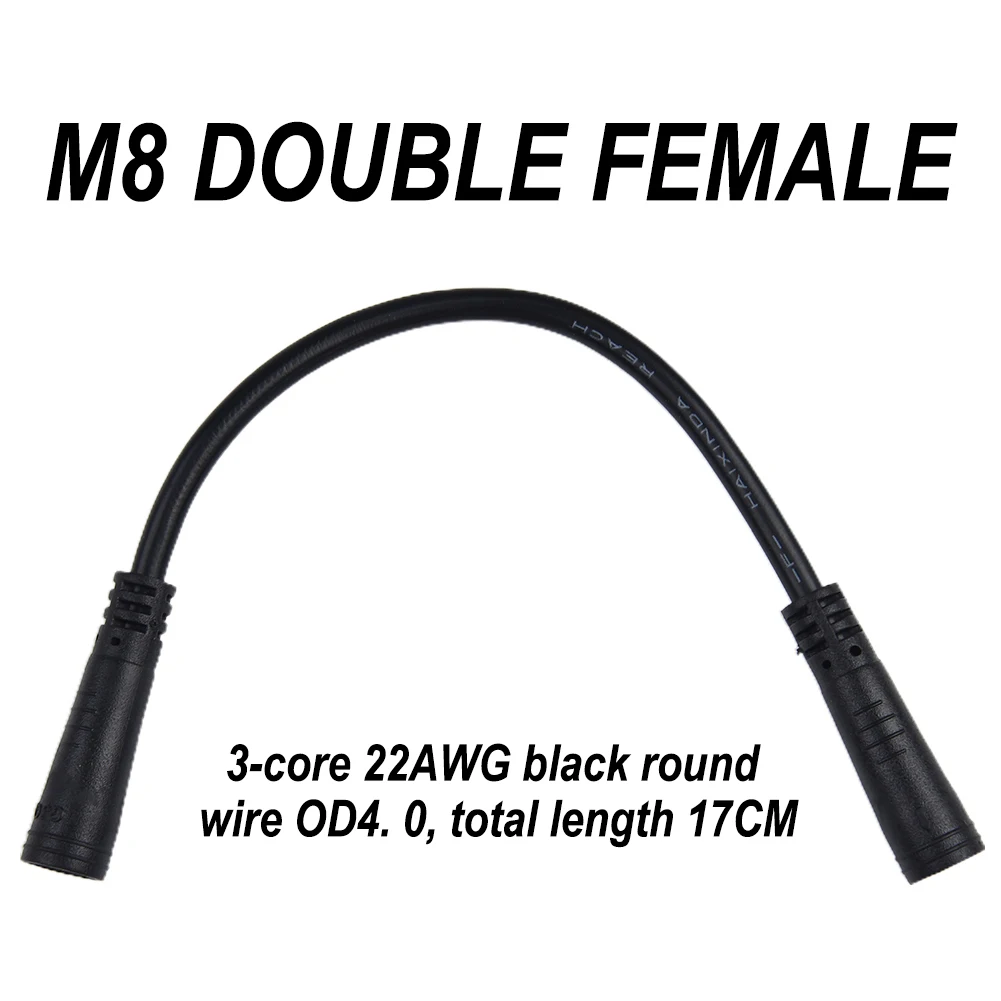 

EBike Sensor Extension Cable BBSHD )Drive Conversion Kits 3 Pin Black Easy To Be Installed Waterproof Hot Sale