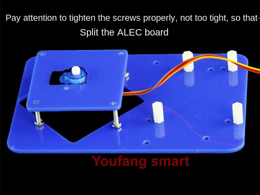 Sfefaef4944a247f3b20601bab3f9a201q SG90 4 DOF Unassembly Acrylic Mechanical Arm Bracket Robotic Manipulator Claw For Arduino UNO Learning DIY Kit Programmable Toys
