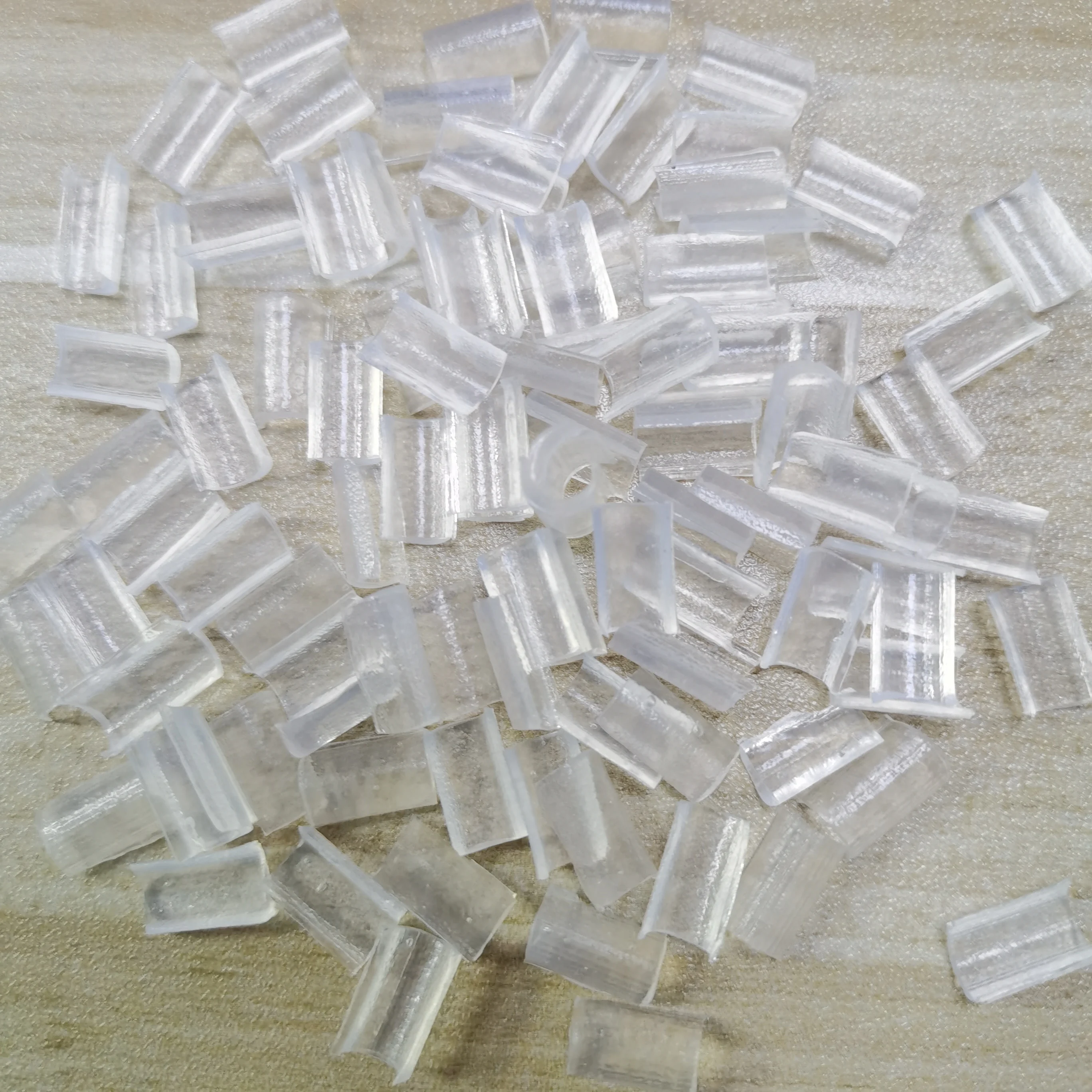 Glue Nail Tip Keratin Nail Tip for hair extension Strong adhesive / Transparent Color 100pcs