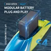 New 2.4G RC Boat 15km/h Dual Motor Waterproof High-speed Boat Summer Outdoore Water Remote Control Ship Toys Gift for Boys Girls 4