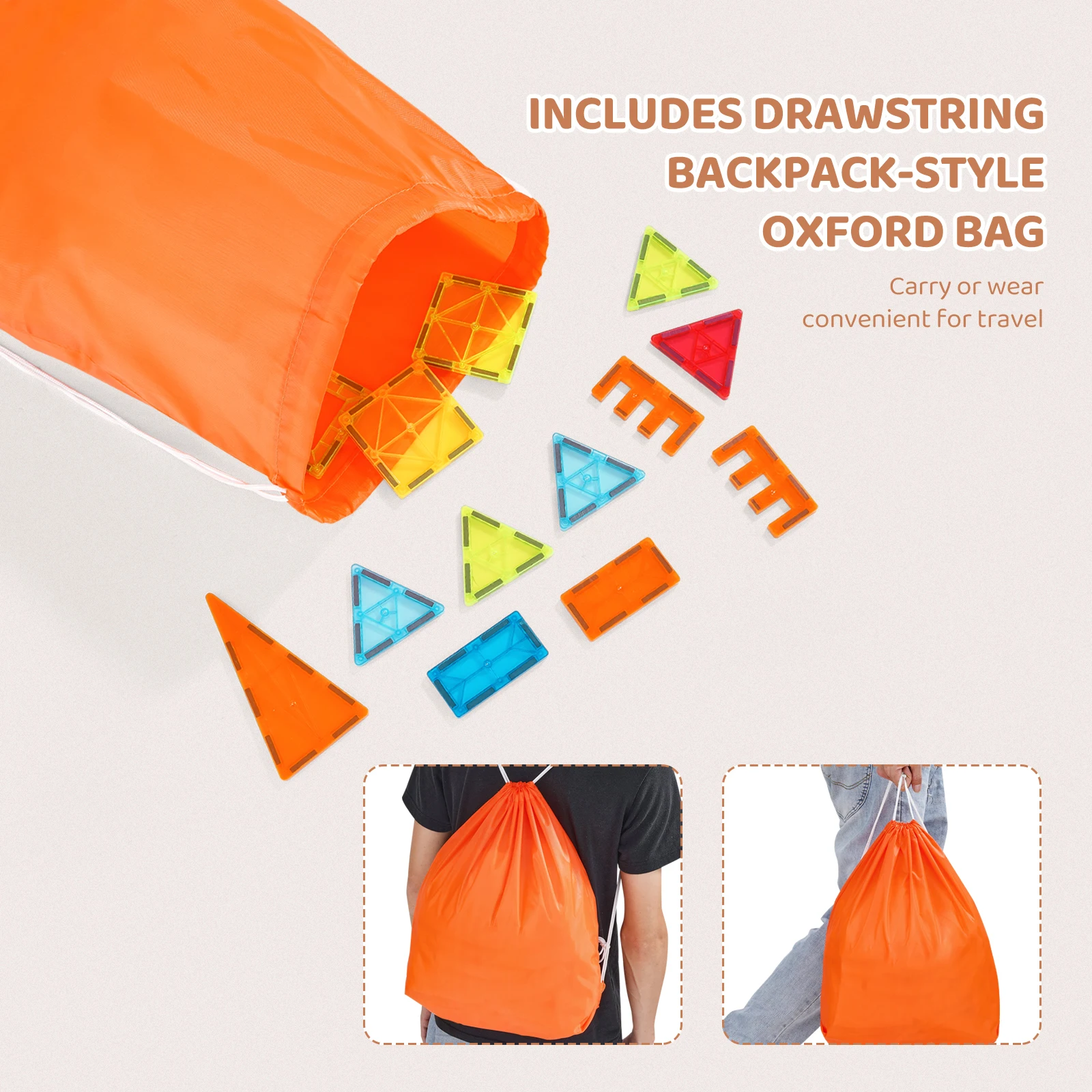 Magnetic Building Tiles Set 6