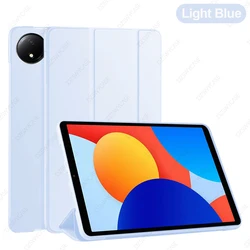 Silicone Slim Trifold Stand Tablet Case with Auto Sleep/Wake and Smart Cover (Light Blue)