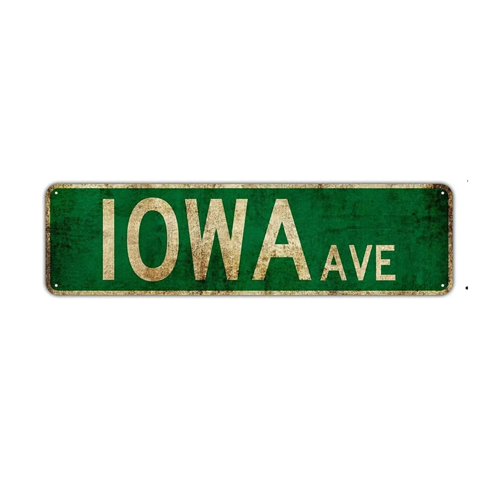 Aluminium Instagram-Style Decorative Metal Wall Sign for Man Caves and Scenic Decor