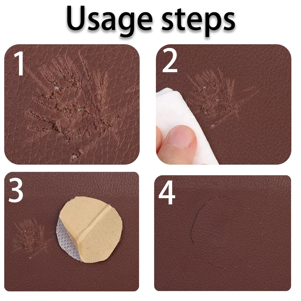 Self Adhesive Leather for Sofa Repair Patches Furniture Table Chair Sticker Car Seat Bag Shoe Bed Fix Mend PU Artificial Leather repair patches leather repair patches