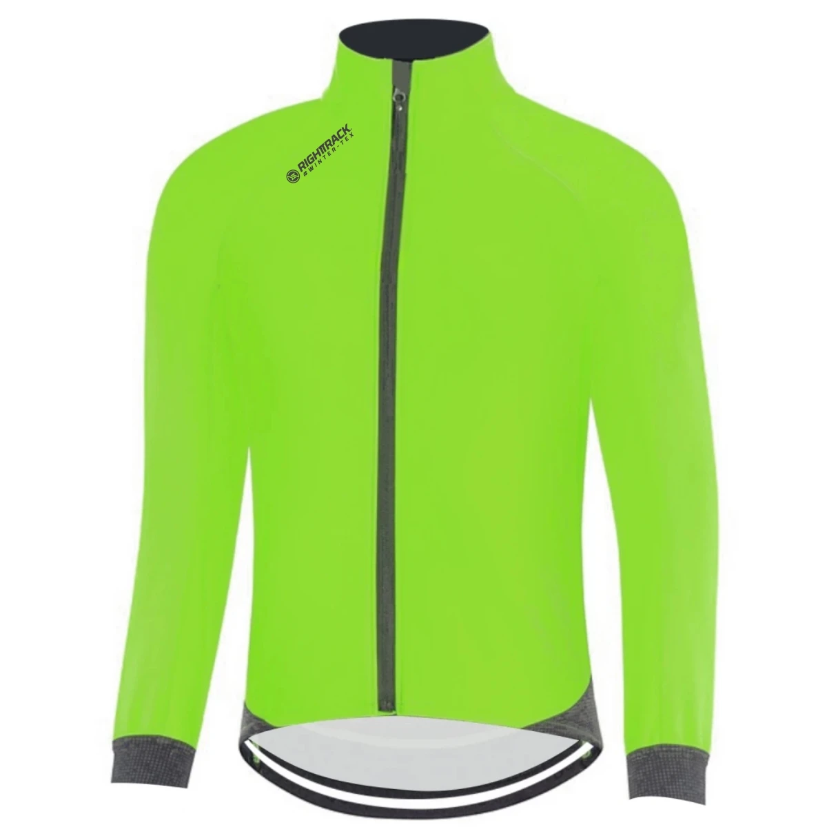 HotSale Men's Winter Cycling Jersey Fluor Thermal Fleece Long Sleeve Jackets RIGHTTRACK Outdoor Road Bike Apparel