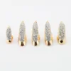 10pcs 3 Sizes Gothic Punk Style False Nail Claw Paw Finger Rings Cosplay Decoration (Golden) Claw ring 2