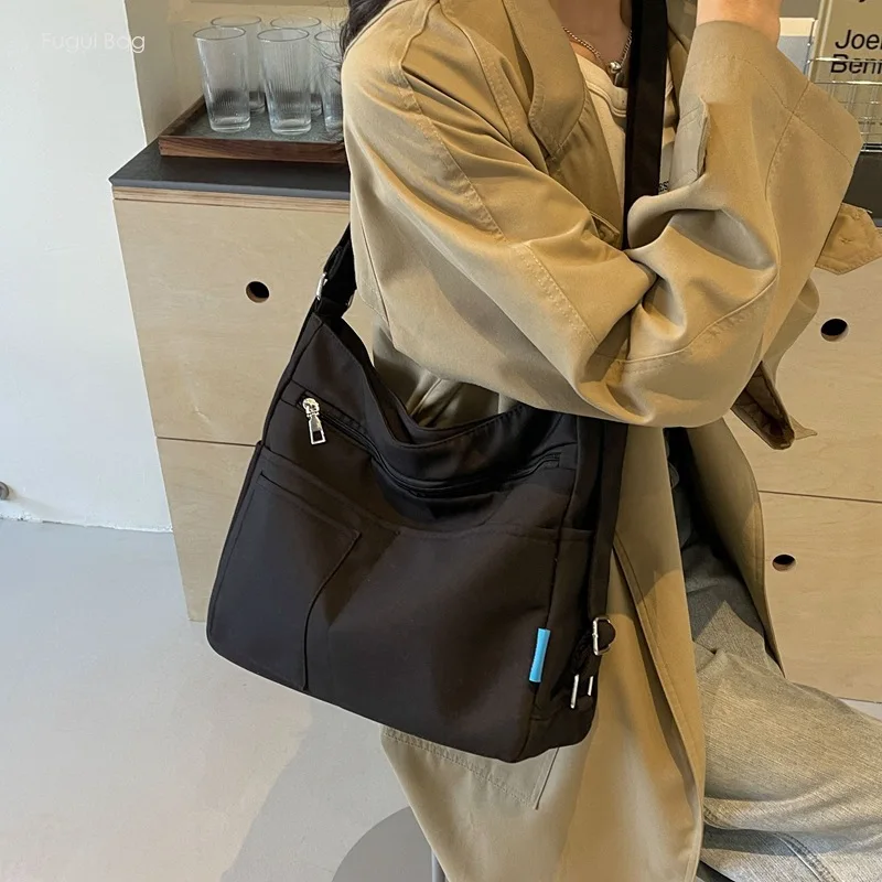 Women's Shoulder Bag Crossbody Tote Bag Simple and Solid Color Versatile Original Accommodation Large Capacity Commuting