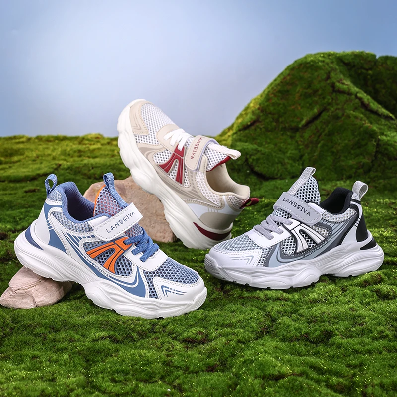 Kids Shoes Children Casual Summer Breathable Mesh Lightweight Running Sports for Boys Girls