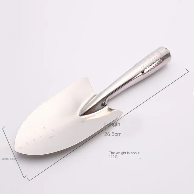 Small Gardening Tool Potting Soil Scoop Gardening Shovel Sharp-nosed Shovel Garden Trowel Square Spade 4