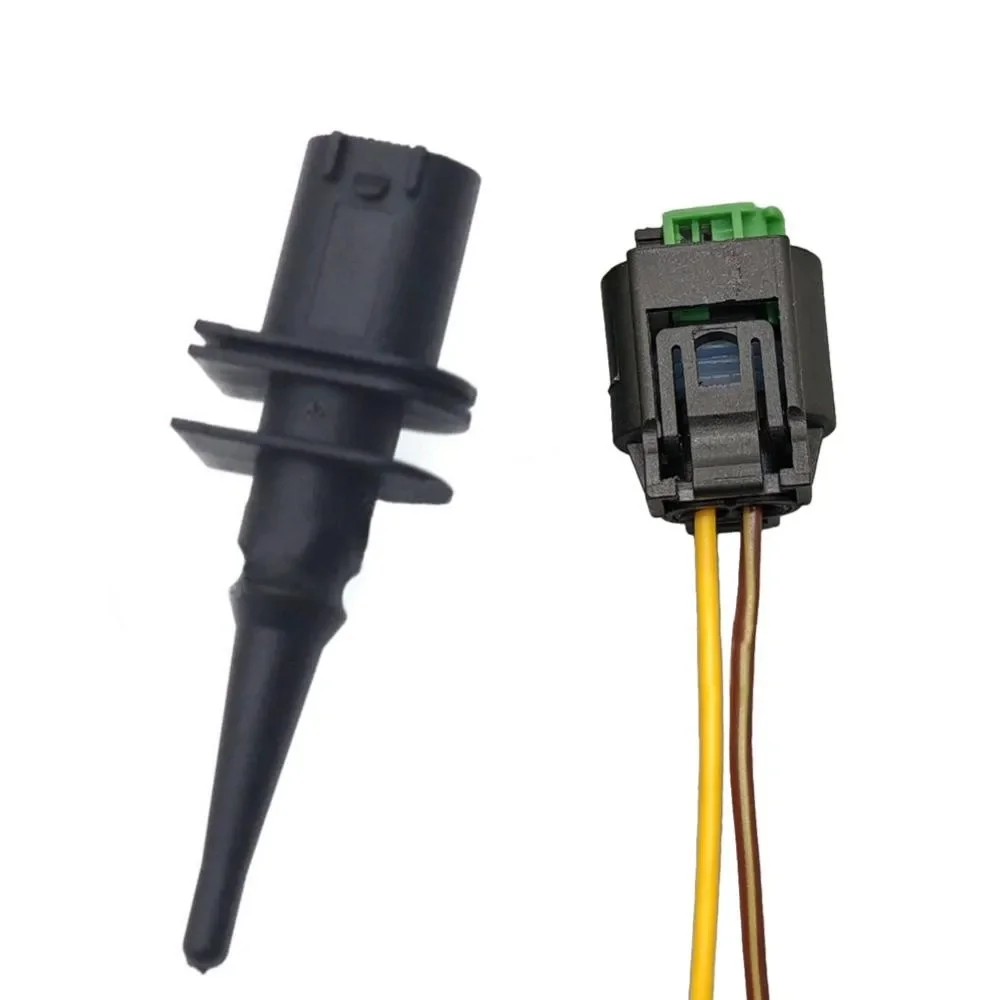 Ambient Outside Air Temperature Sensor With Connector Plug for BMW 1 6 7 Series E39 E46 X3 X5 X6 Z4 Z8 MINI R50 R53 R56 R55