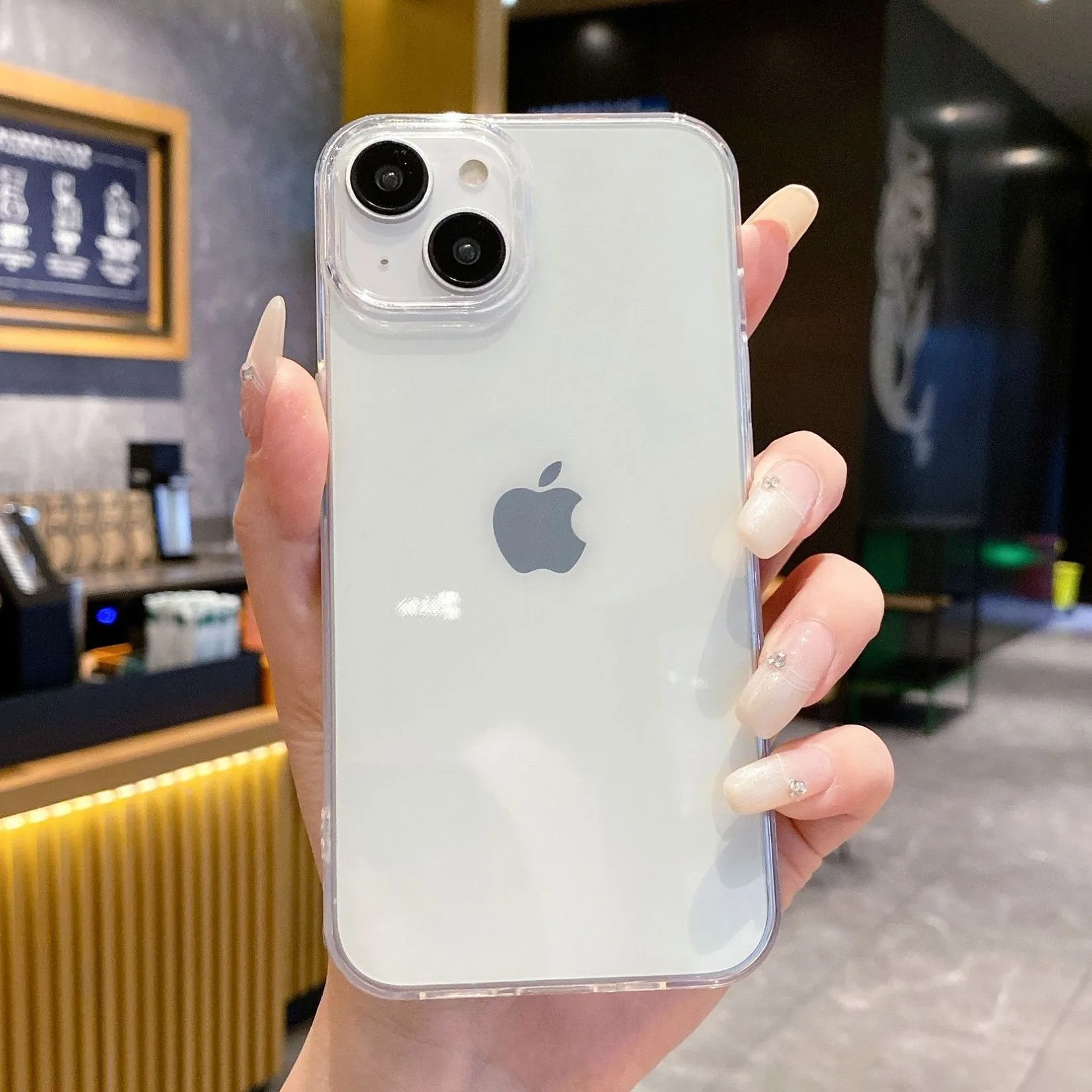 thumbnail image 1 of Soft Transparent Candy Color Phone Case For iPhone 16 15 14 13 12 11 Pro X XS Max XR 8 7 Plus Mini Clear Shockproof Bumper Cover, 1 of 4