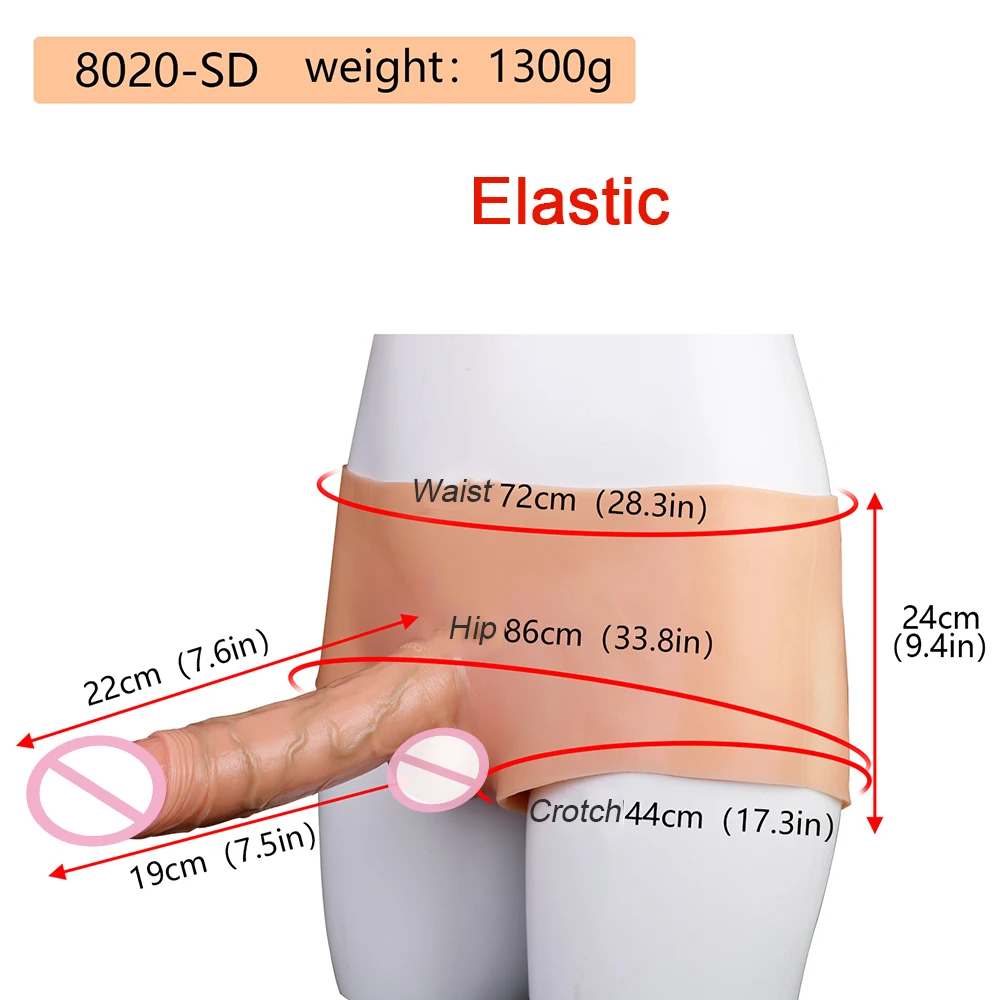 ORALSX Realistic Strap-on Dildo Pants High Elastic Wearable Solid Penis Anal Plug Sex Toys For Lesbian Woman Sexual Pleasure 18+