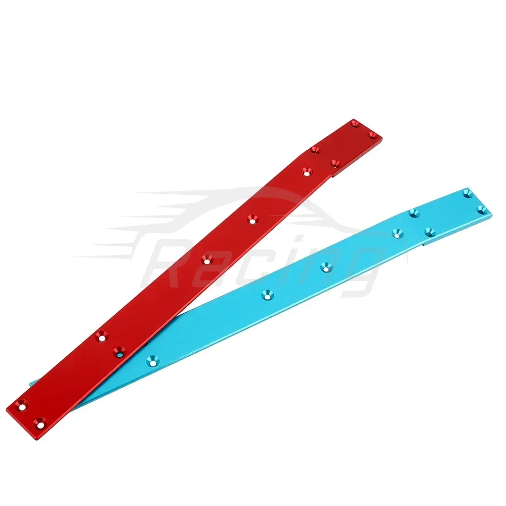 Carbon Fiber Base Plate + Alloy Chassis Guard Rail Kit for 1/14