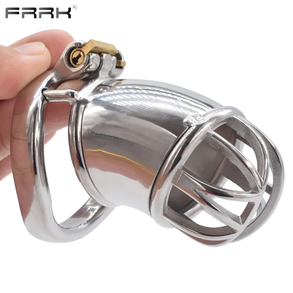 Penis Tube Sleeve Metal Male Chastity Cage Device Erotic Toys Sex Supplies Cock Rings For Men