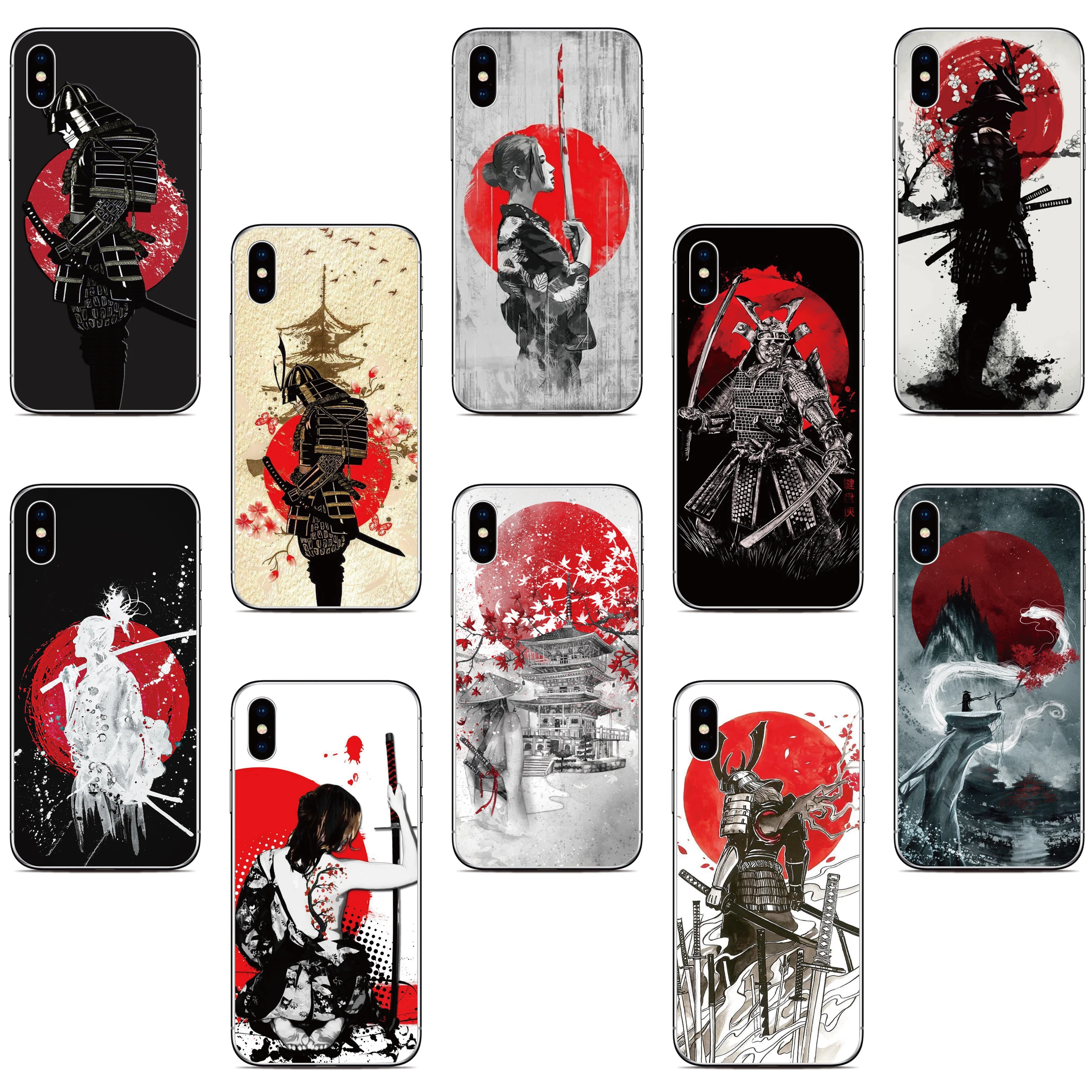 Custodia Per Telefono Samurai Giapponese Per Gigaset Gx6 Gx4 Gs5 Gs4 Gs3 Blu G91 C5 Max View 2 3 Bold N2 F91 Cat S62 Pro S42 S52 S75 5G Cover