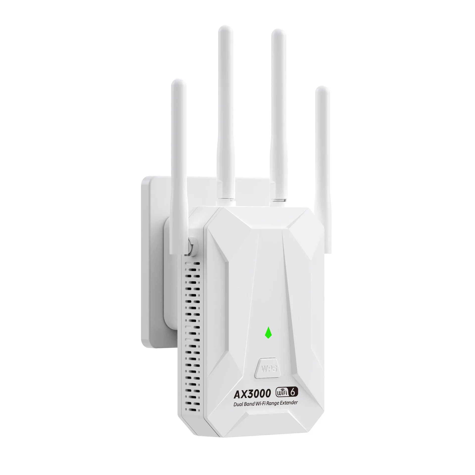5Ghz 3000Mbps WiFi 6 Repeater Extender Signal Booster Dual Band 2.4G/5GHz Wi-Fi Signal Amplifier Long Range Amplifer