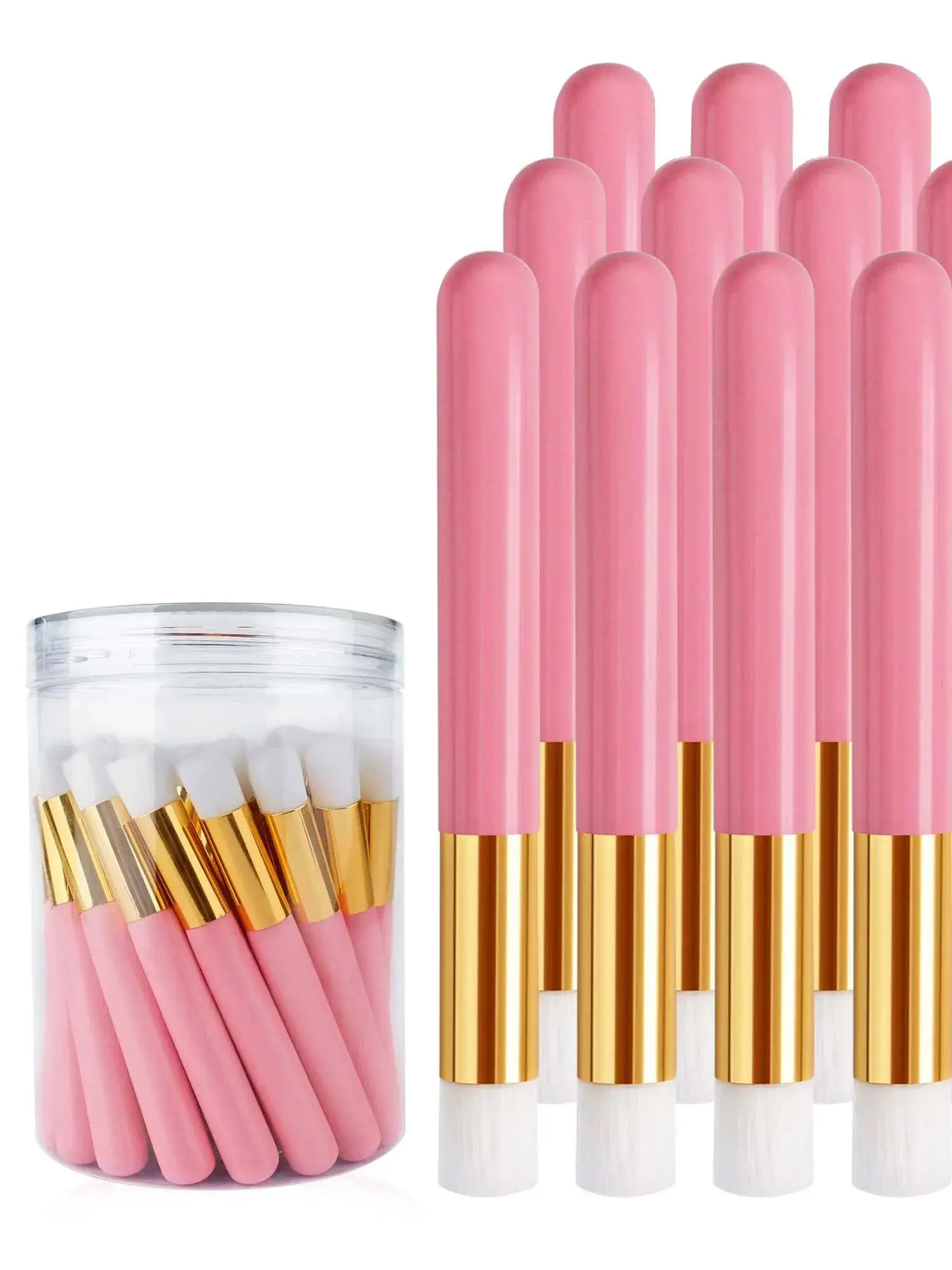 Description Picture 2 of item15 Eyelash Brushes, Eyelash Cleaning Set, Facial Cleaning Brushes, Eye Makeup Brushes with Individual Containers