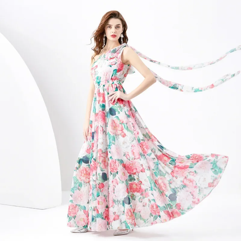 

2024Top Women's Summer PartyBeach Dresses Women Long Dress Suit Female Evening Elegant Party Dresses
