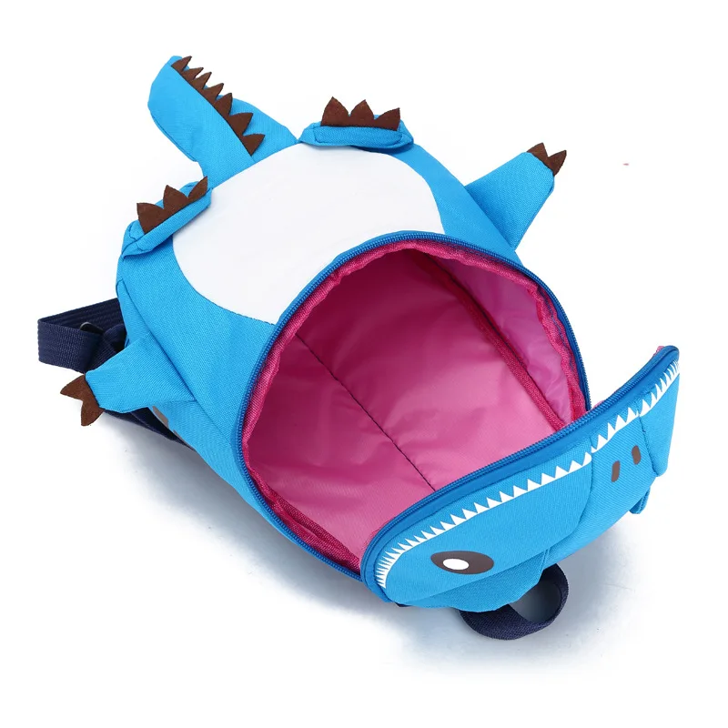 Cute Cartoon Toddler Baby Harness Backpack Leash Safety Anti-Lost Backpack Strap Walker Dinosaur Kindergarten Kids Backpack 4