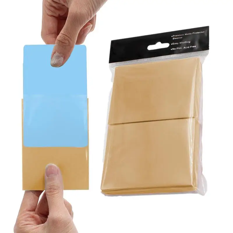 

Small Card Sleeves Card Sheets Protectors 100pcs Baseball Card Protectors Protective Sleeves Trading Card Sleeve Baseball Card