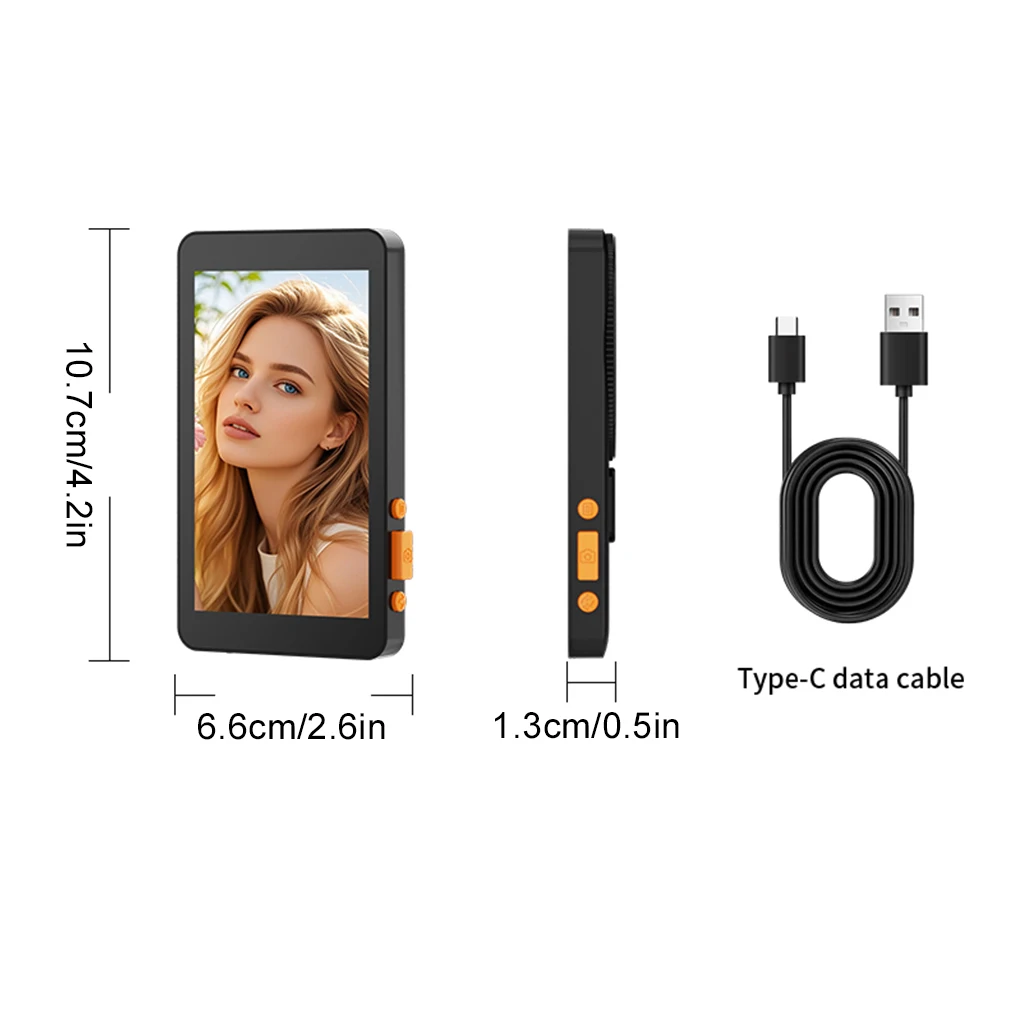 Smartphone Wireless Magnetic Monitor Screen For iPhone Android Live Stream Video Recording Portable Wireless Screen Projector