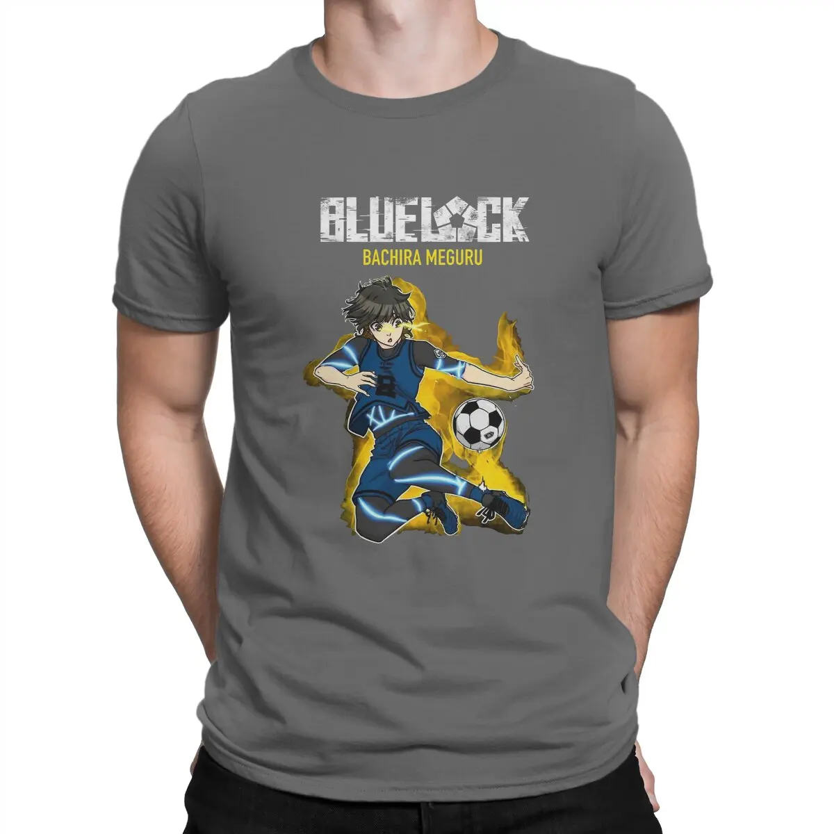 Camiseta de hombre Blue Lock Meguru Bachira, camiseta individualidad, sudaderas gráficas, nueva tendencia