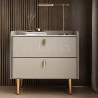 Тумбочки Шкафы Прикроватная тумбочка для гостиной Мебель для дома Современные шкафы Прикроватная тумбочка Белый шкафчик для хранения для спальни — изображение 3