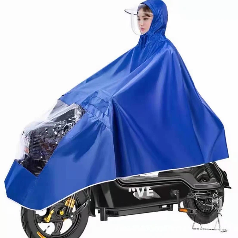Electric Vehicle Poncho Battery Vehicle Enlarged And Thickened Single Square Raincoat Men's And Women's Bicycle Raincoat rain poncho,bike raincoat