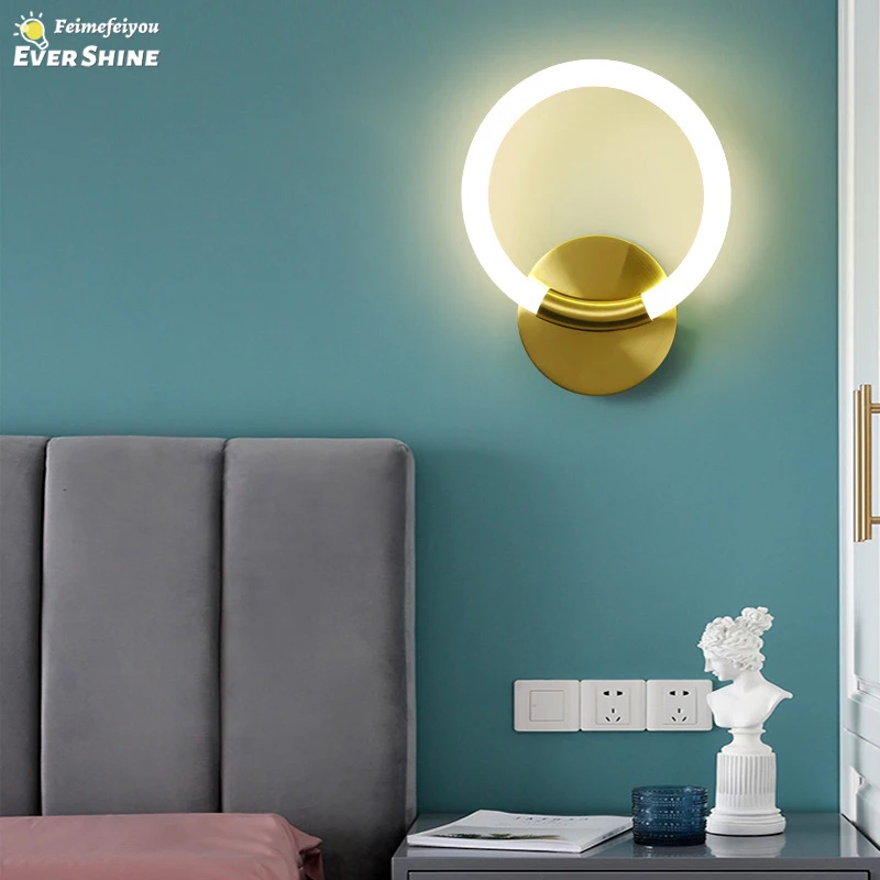 

LED Nordic Wall Lamp Wall Sconces Indoor Lighting Home Decoration Living Room Study Corridor Stairs Bedroom Bedside Wall Light