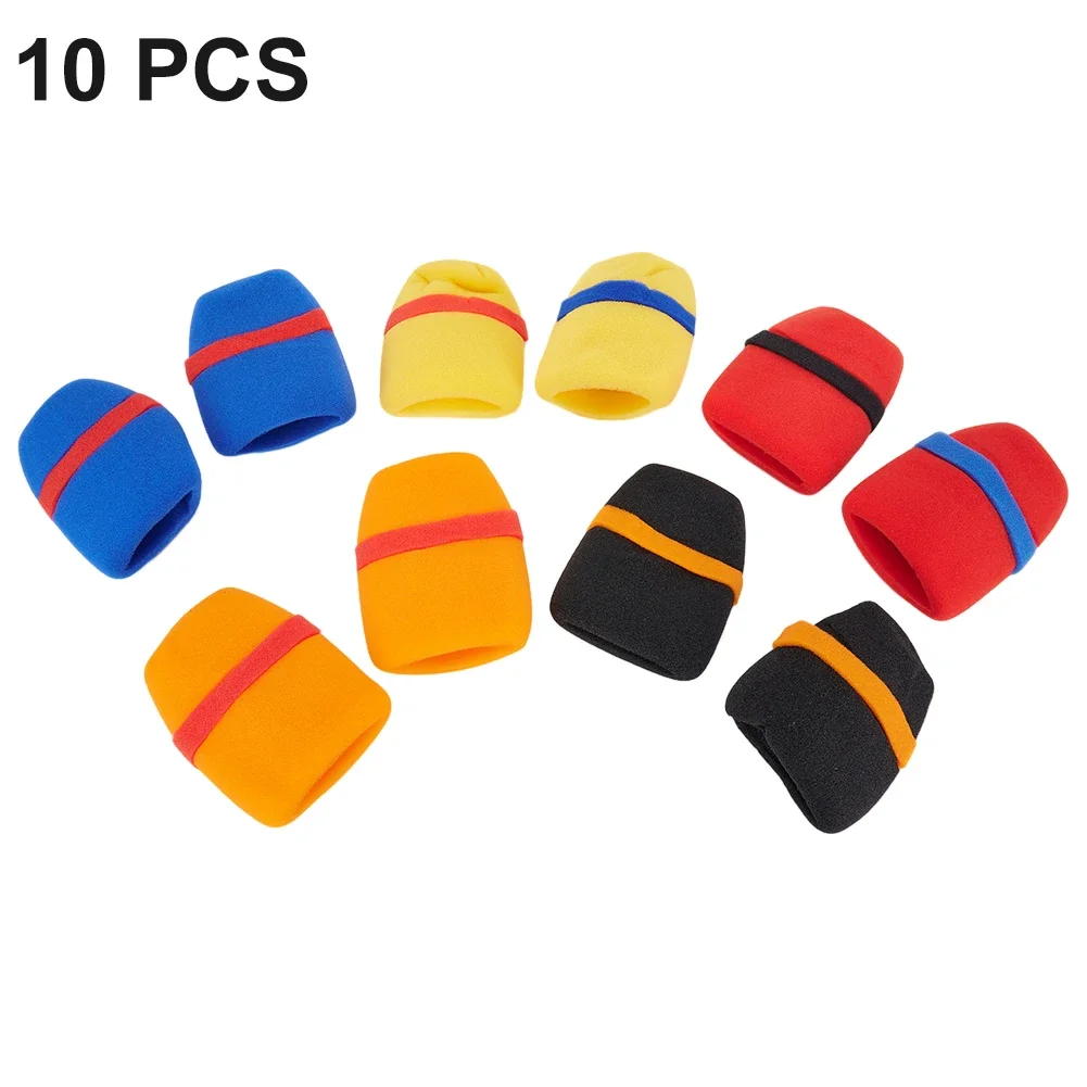 

Part Microphone Covers Random Color Soft Spare Sponge Stage Thicker 10pcs 80mm Audio Equipment Mic Muffler Hot