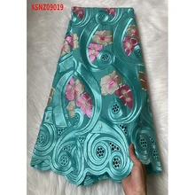 

High End African Fashion Apparel Swiss Lace Cloth Material ​Elegant ​Nigerian ​Embroidery Cotton For Women Party Dress XSNZ09019