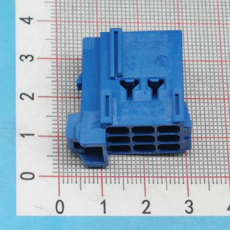 

10PCS Original Tyco connector 1-967621-2 9P blue rubber shell
