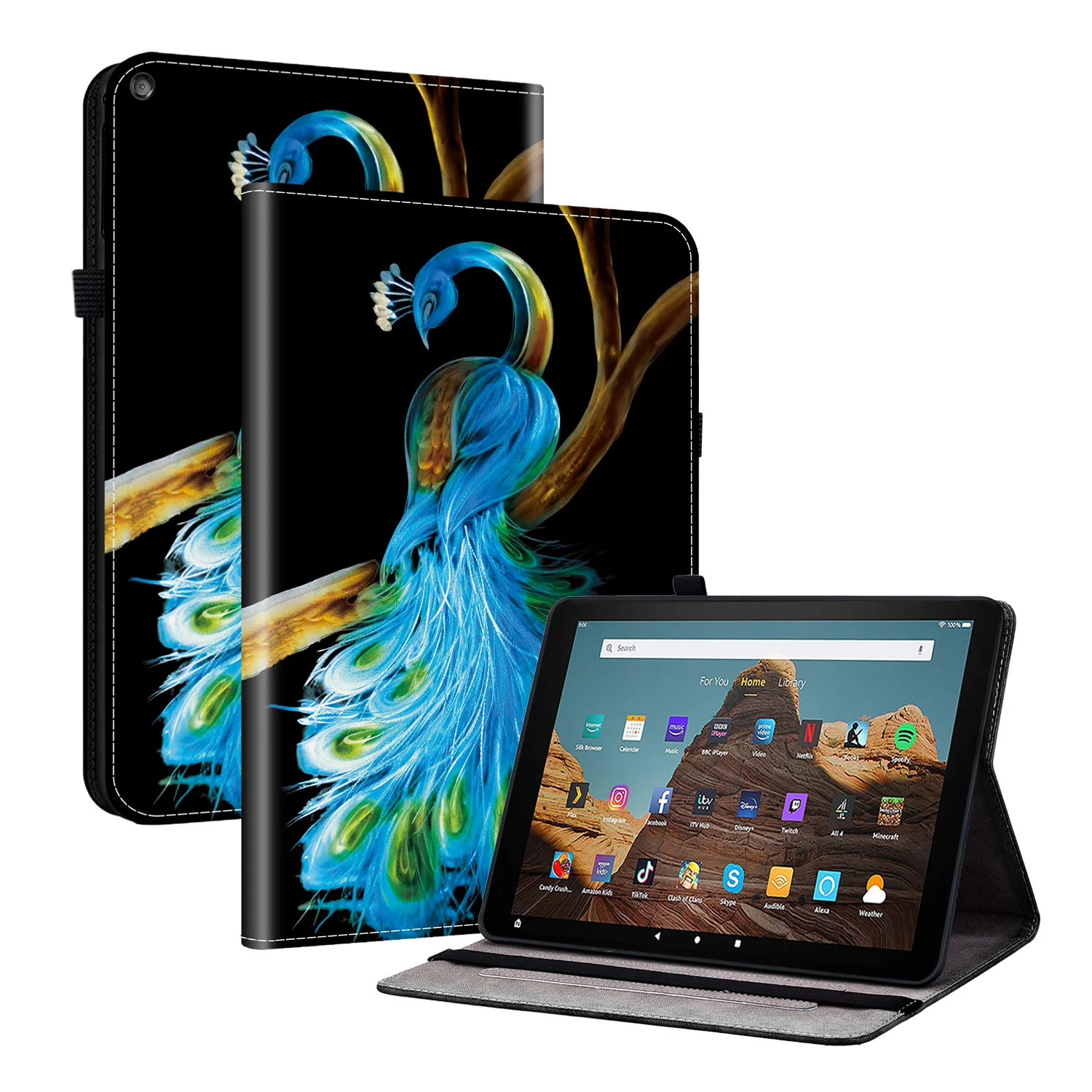 Premium Leather Tablet Cover - Elegant Design