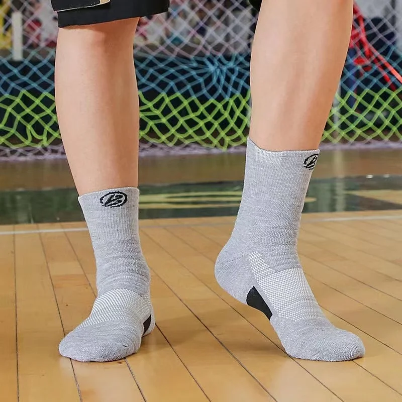 3Pairs Anti-slip Fußball Männer Frauen Baumwolle Socke Kurze Lange Röhre Fußball Basketball Sport Atmungsaktive Deodorant_voghion.com
