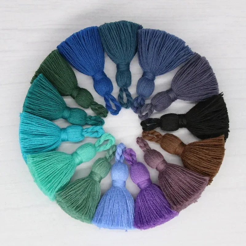 10pcs 미니 공예 Tassels 4cm 프린지 Tassels 펜던트 공예 바느질 Tasses DIY 수제 귀걸이 쥬얼리 키 커튼 프린지 트림