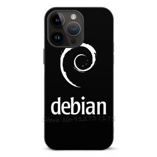 Custodia per telefono Debian Linux per Iphone 11 12 13 14 Pro Max Plus 12  13 Mini 7 8 Cover trasparente per creatività Debian Linux Debian -  AliExpress