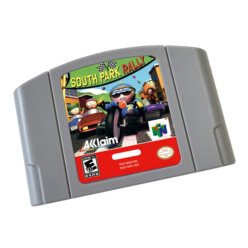 South Park Rally 64 Bit Video Game Cartridge For US Version Game Console