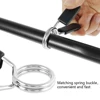 1 Piece 25/28/30 mm Barbell Clamp Spring Collar Clips Gym Weight Dumbbell Lock Standard Lifting Kit Barbell Lock 5