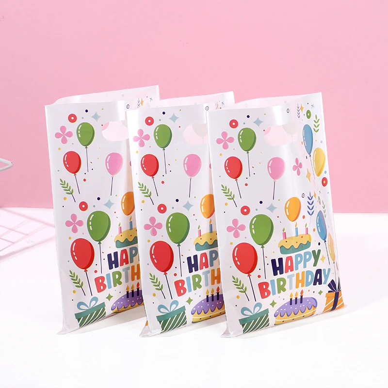 20-100Pcs Geburtstag Party Süßigkeiten Geschenk Taschen Cartoon Bunte Luftballons Handtasche für Kinder Geburtstag Party Dekoration Gefälligkeiten liefert – Detail 5