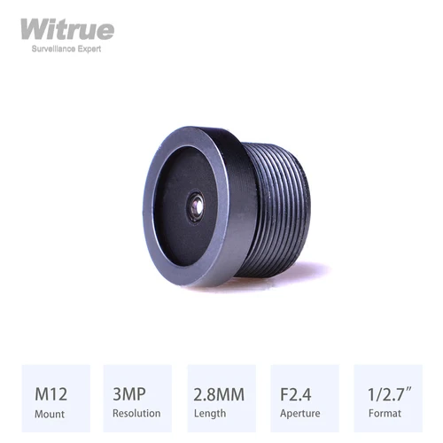 카메라 렌즈 CCTV M12 마운트 HD 3MP 2.8mm Apeture F2.4 포맷 1/2.7 ", 감시 보안 카메라 용 2