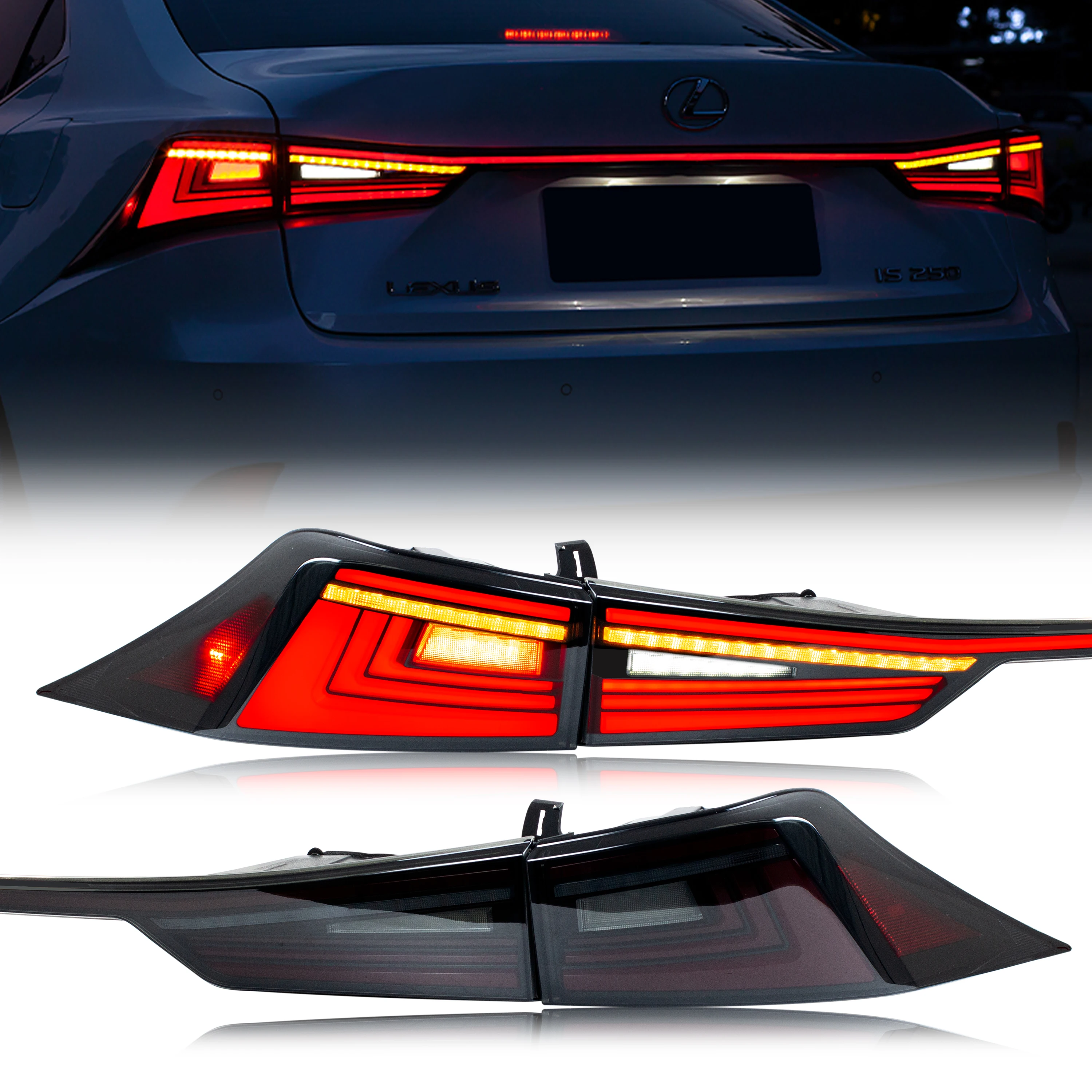 LED Tail Lights Trunk Lamp for Lexus IS250 IS350 ISF IS200t IS300